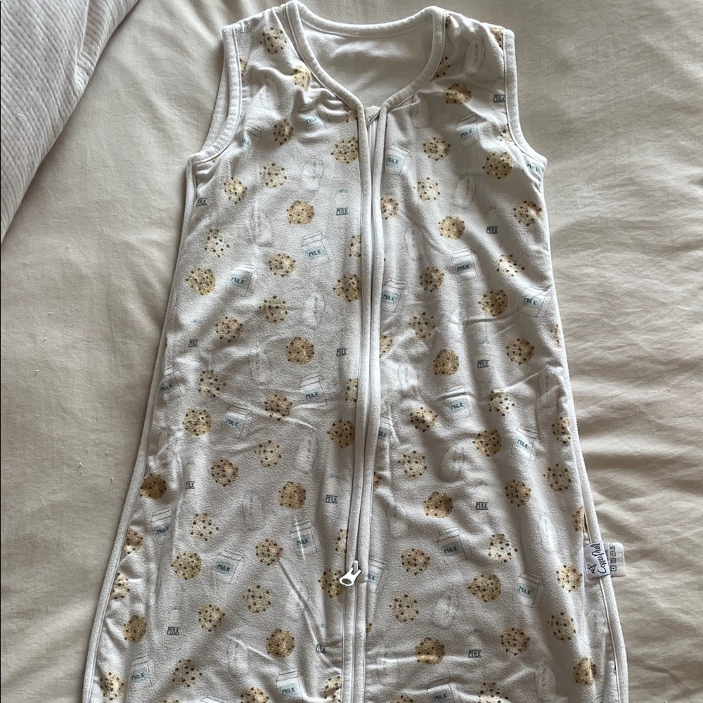 Sleeveless Kids Sleep Sack - Cookies and Milk